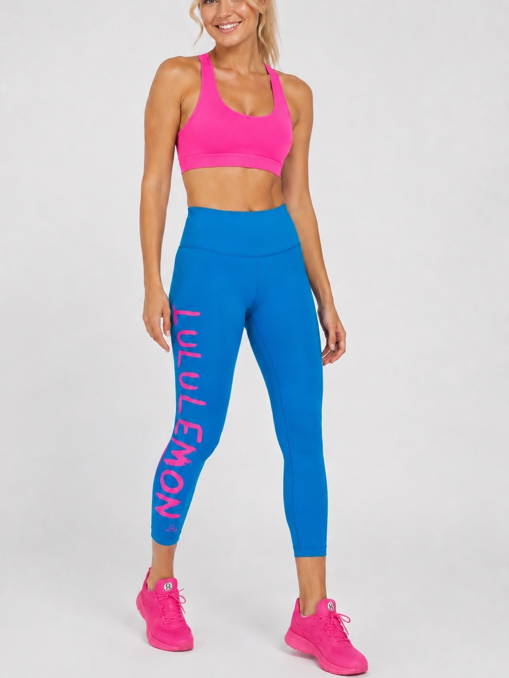 Lululemon Wunder Train High-Rise Tight 25" Ed Curtis Poolside